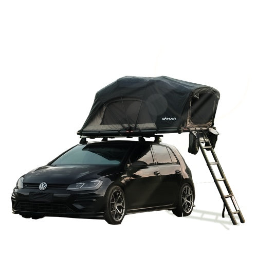 ILANDER Lite Cruiser Car Rooftop Tent 120cm, Entry Level Onshore Aluminum Folding Car Roof Tent For Sedan SUV Truck Camping Waterproof, Windproof, Rugged