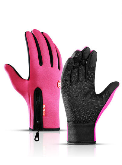 Touch Screen Winter Gloves Riding, Cycling, Walking Waterproof Sports Gloves With Fleece