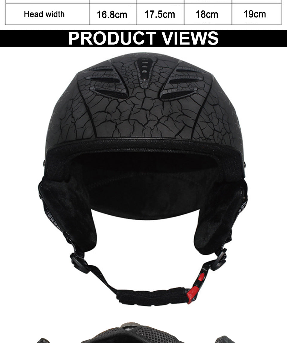 Men's And Women's Warm Anti-collision Ski/ Snowboard Helmets