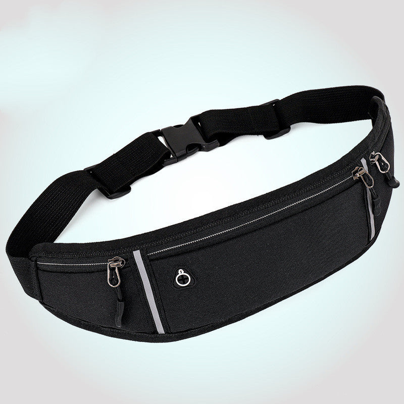 New Fitness Outdoor Sports Lightweight Waist Bag Reflective Strip With Earphone Hole