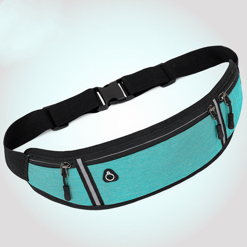 New Fitness Outdoor Sports Lightweight Waist Bag Reflective Strip With Earphone Hole