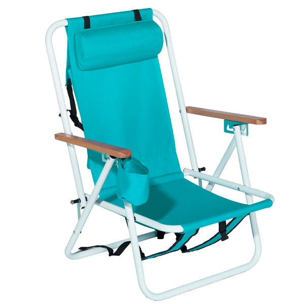 1pc Beach Chair 23x21.7x31.5in Mint Green