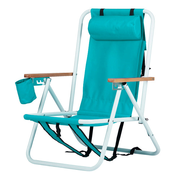 1pc Beach Chair 23x21.7x31.5in Mint Green