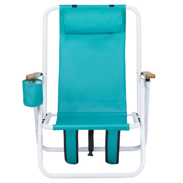 1pc Beach Chair 23x21.7x31.5in Mint Green