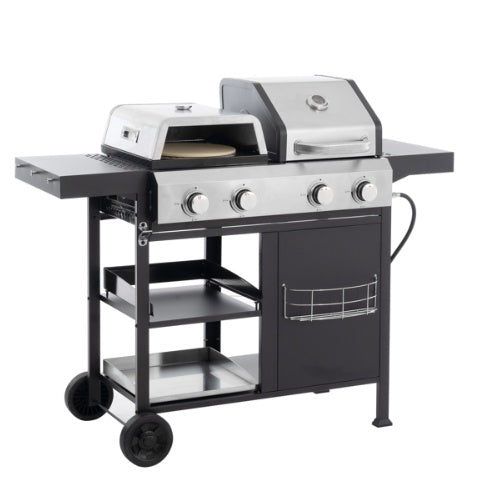 Multi-purpose Burner, Gas Grill And Grill Combination