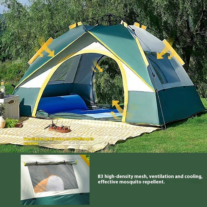 Outdoor Camping Tent 3-4 People Automatic Quickly Open