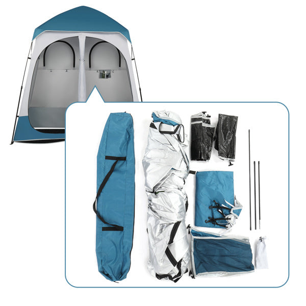 Double Sided Blue/ White Changing Tent