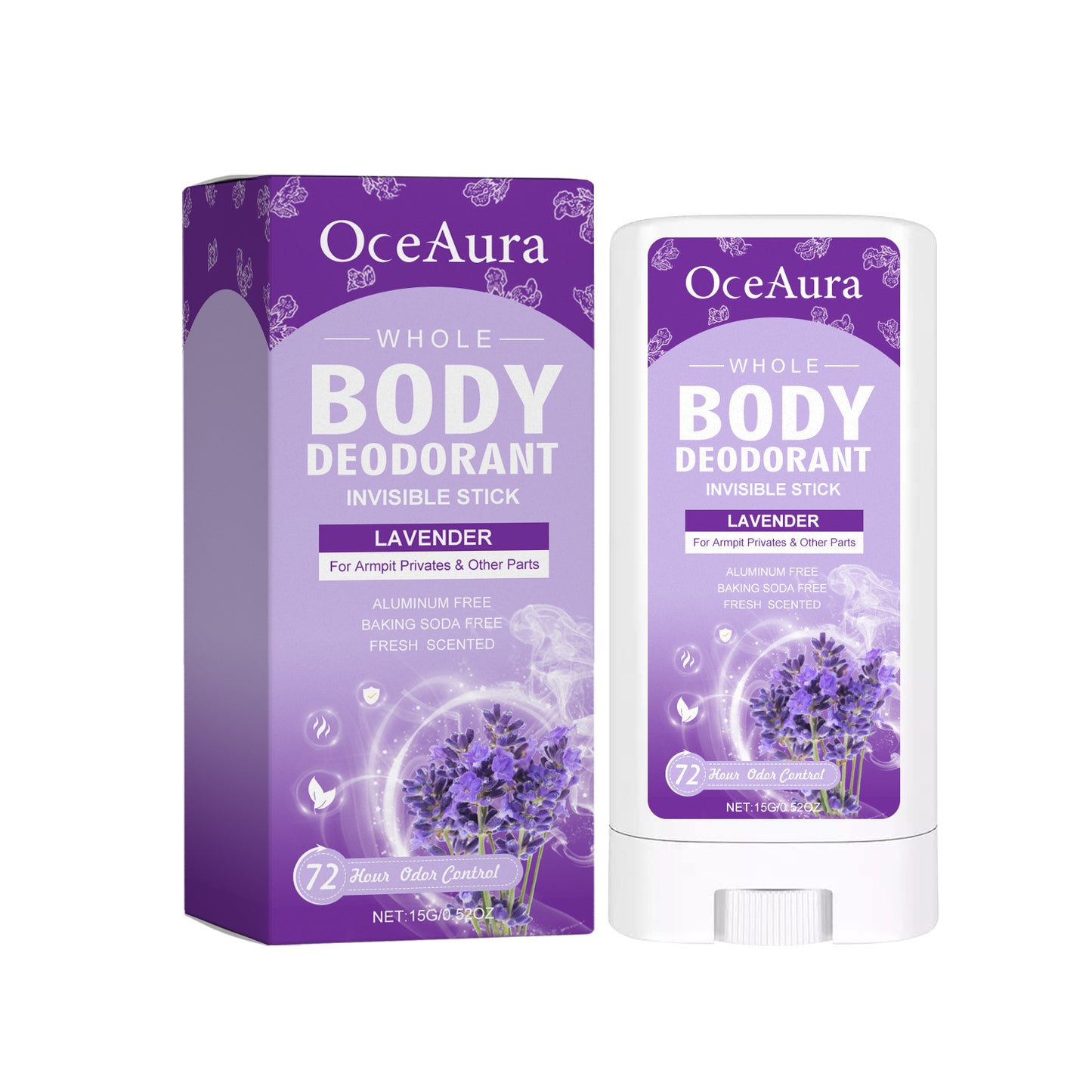 OceAura Deodorant, Body Fragrance Antiperspirant Deodorant