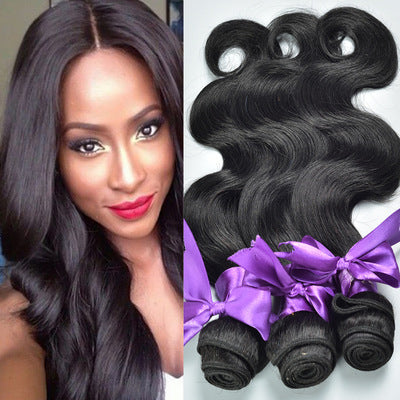 Real Human Hair Extensions Natural & Jet Black