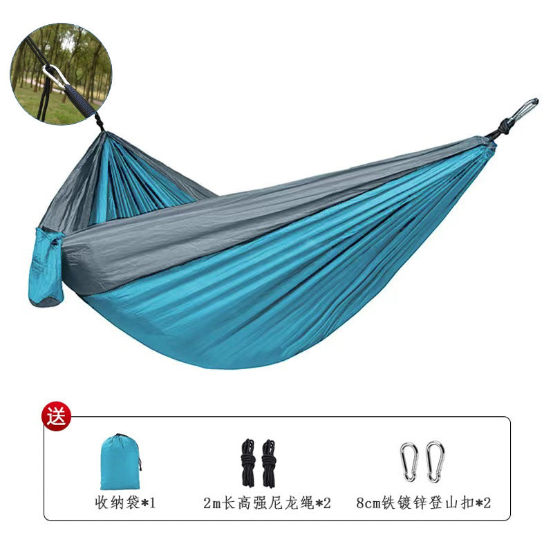 Hammock Outdoor Camping Camping Single Double Parachute Cloth