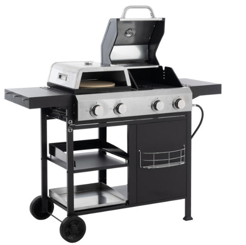 Multi-purpose Burner, Gas Grill And Grill Combination