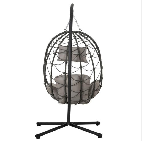 Indoor And Outdoor Swing Chairs, Hanging Basket Chairs With Stands Suitable For Bedrooms, Living Rooms, Balconies, Patios