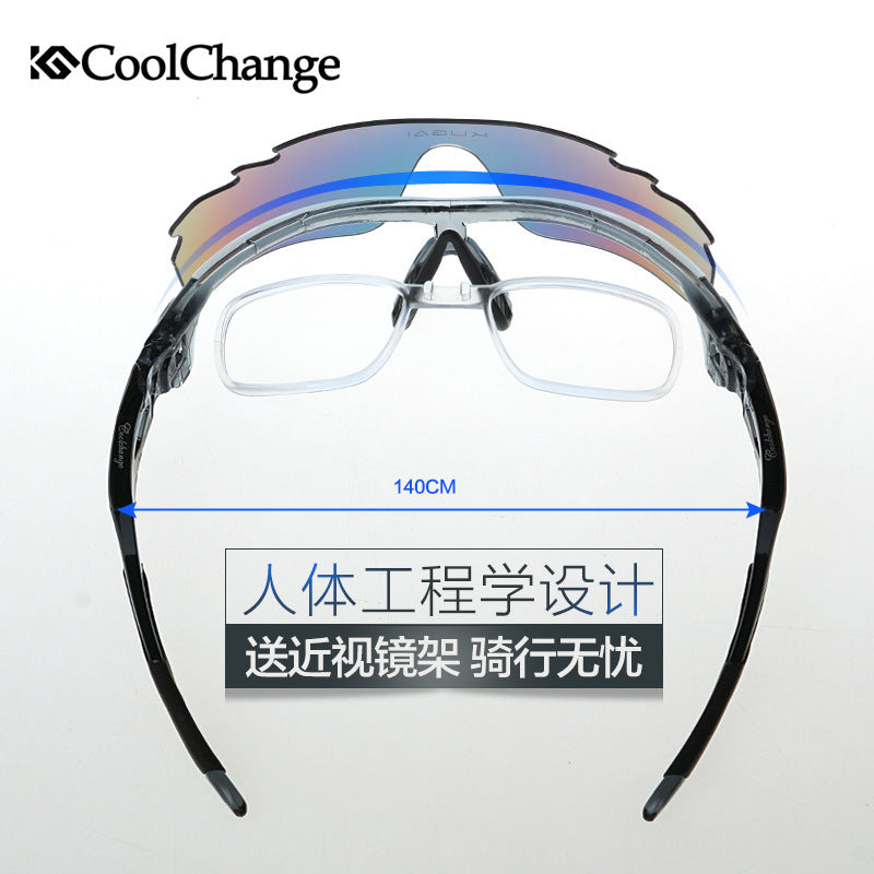 Polarized Colored lens cyclist glasses