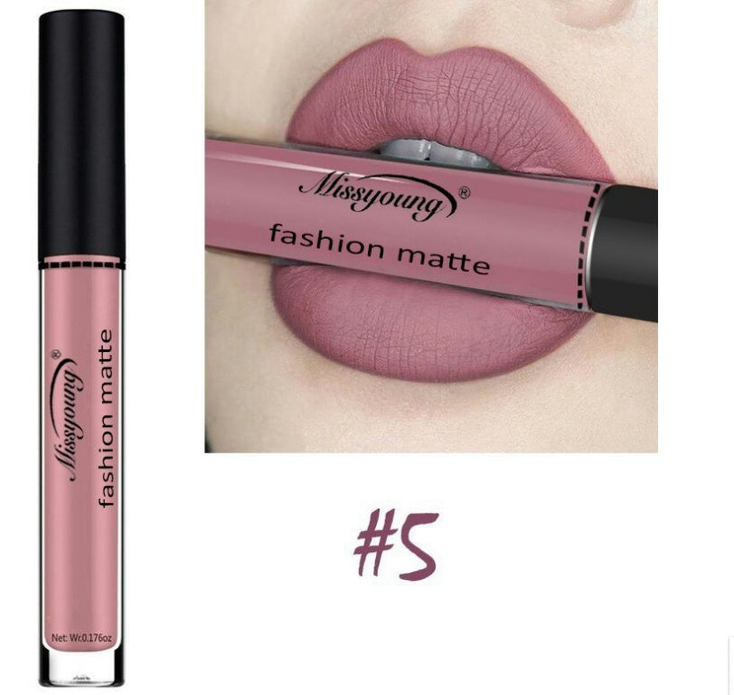 Non-stick matte lipstick