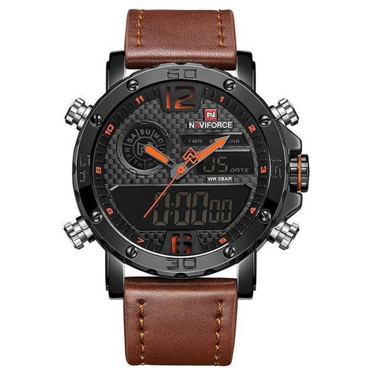 Naviforce collar NF9134 men's watch fashion double movement personality men's watch