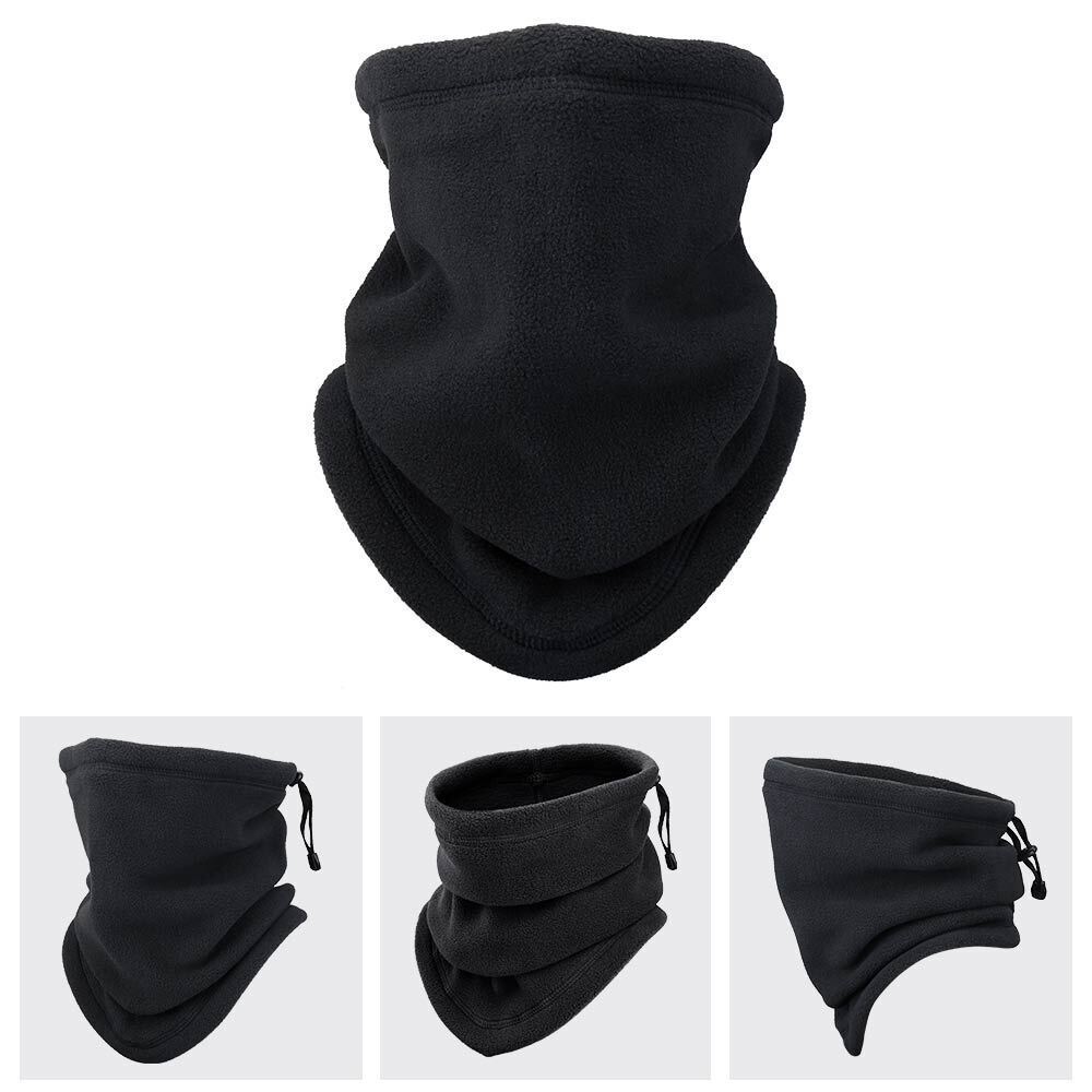 Winter Windproof Scarves Fleece Tube Scarf Mask Soft Half Face Cover SKi Snowboard Neck Warmer Winter Fleece Face Mask Scarf Balaclava Neck Warmer