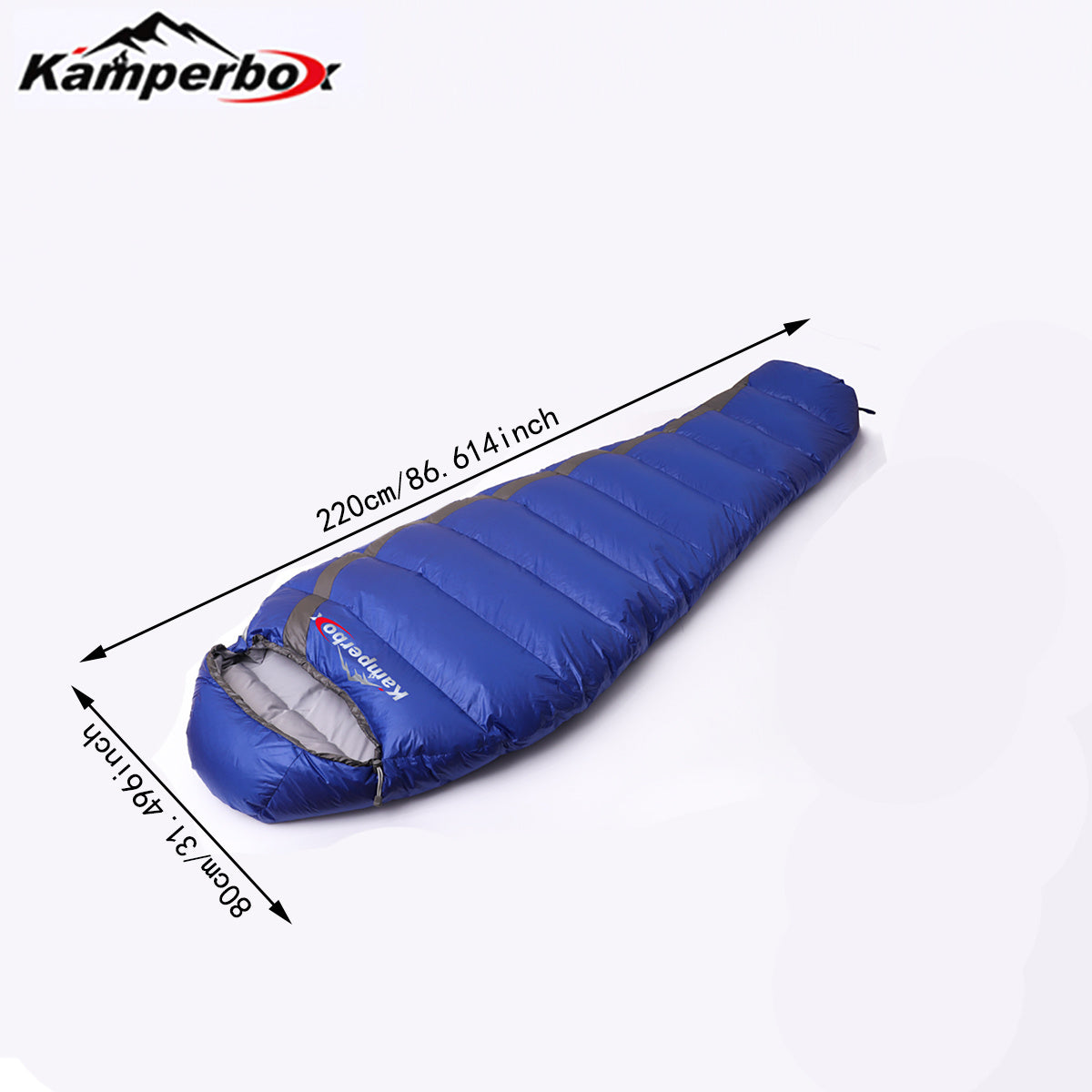 Kamperbox Sleeping Bag Winter Low-Temperature Down Sleeping Bag  Camping Equipment Lightweight Sleeping Bag