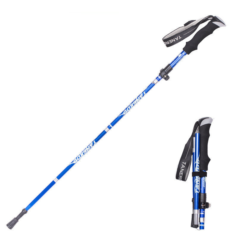 Folding Ultralight King Poles Hiking Walking Stick