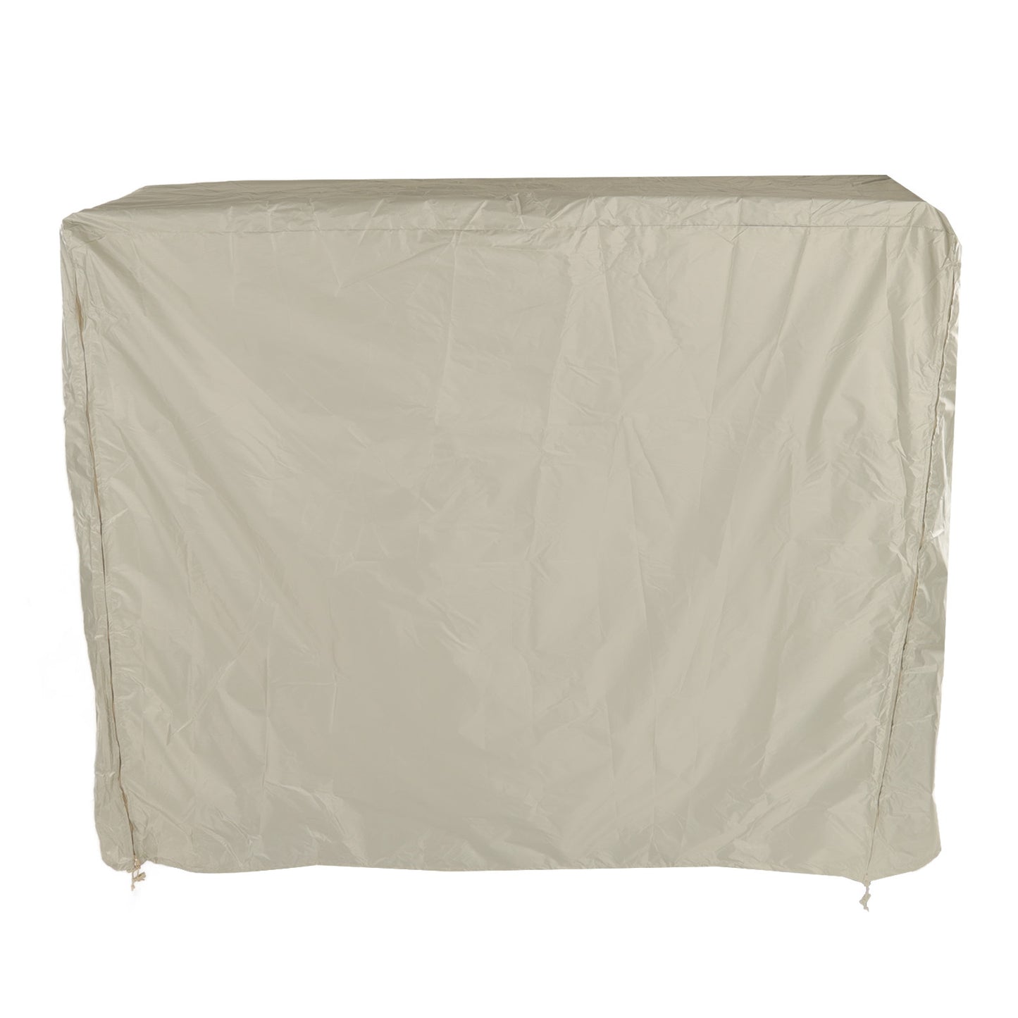 Table Tennis Table Dust Cover 190 Silver Coated Polyester Taffeta Courtyard Patio Waterproof Table Tile Cover with Zipper Beige 155x75x144cm