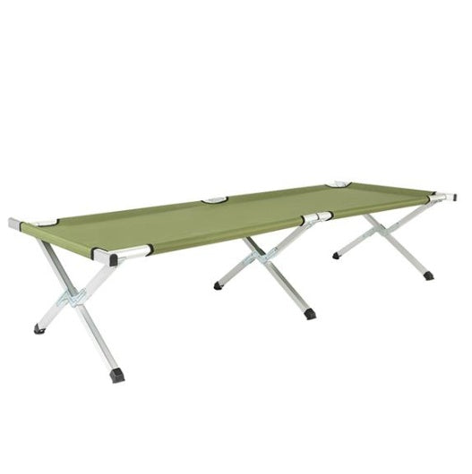 Portable Folding Camping Bed Army Green