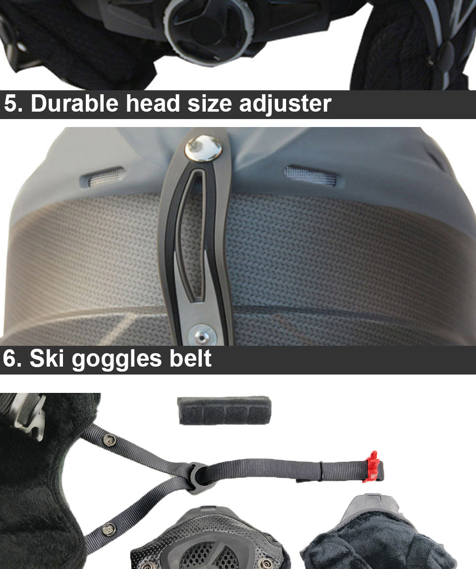 Men's And Women's Warm Anti-collision Ski/ Snowboard Helmets