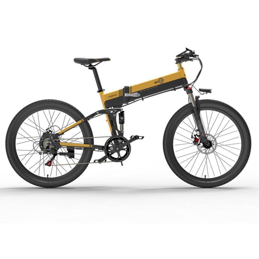 BEZIOR X500PRO Electric Bikes 500 Watt 26” Mountain Bike E-bike Adult