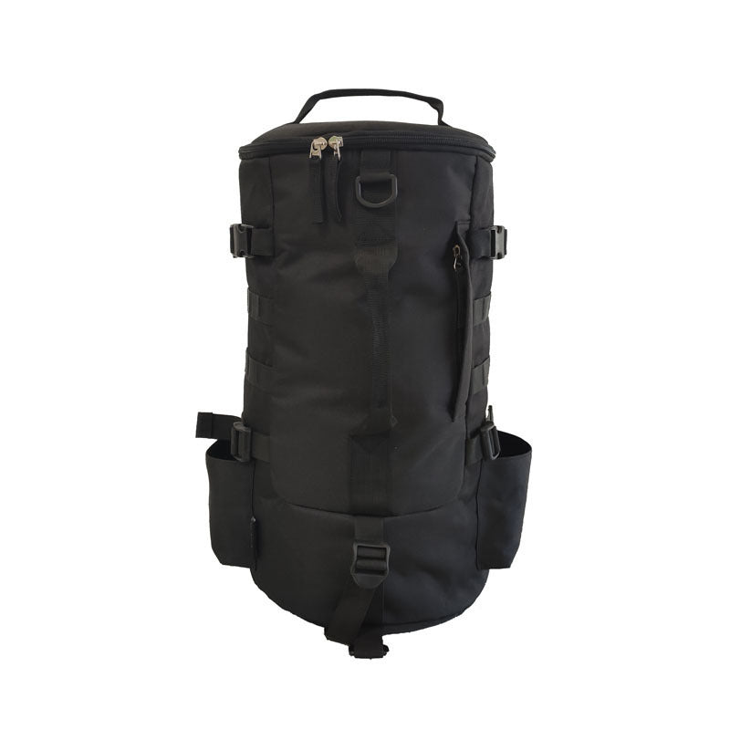 Outdoor Cylindrical Fishing Gear Backpack