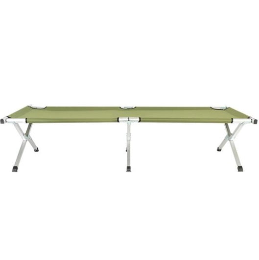 Portable Folding Camping Bed Army Green