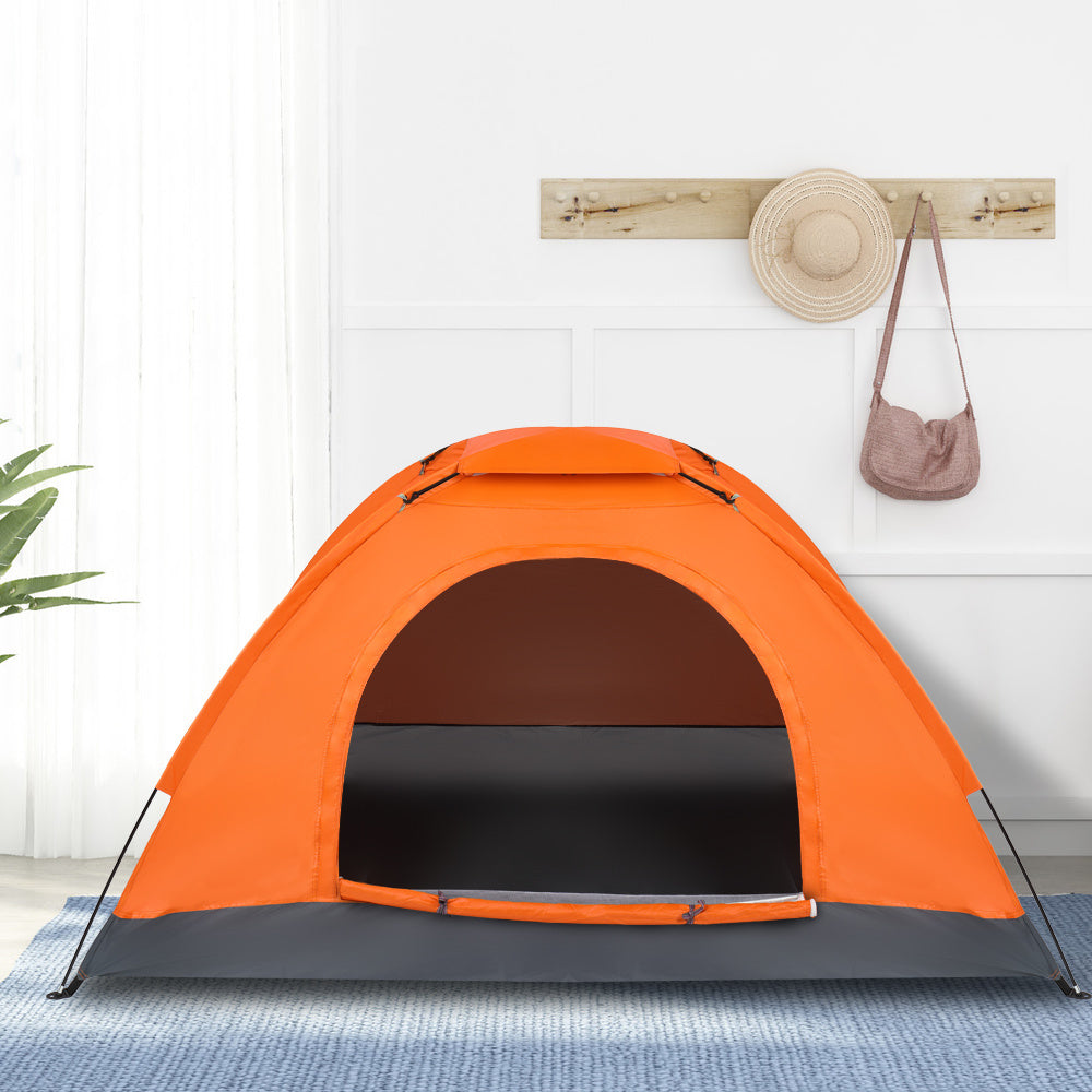 Single-person Single-layer Orange Tent