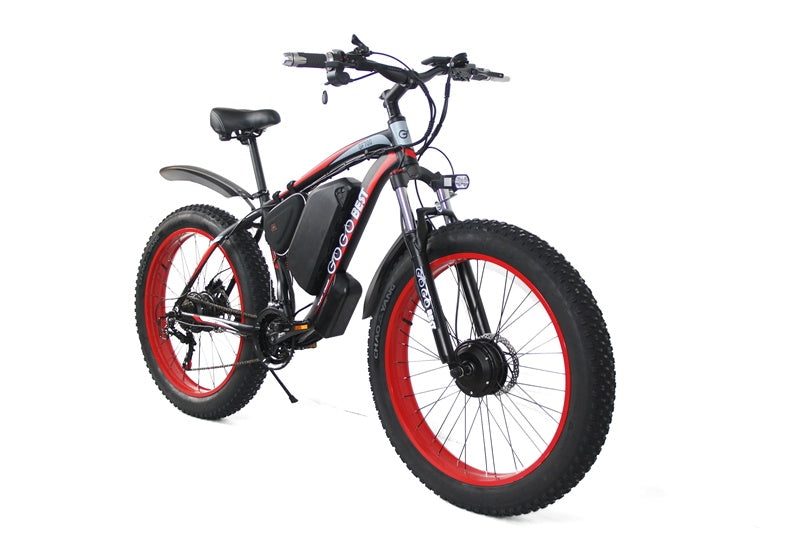 GOGOBEST GF700 Electric Bicycle E-bike Dual-motor 26” Fat Tires 31mph 43 mil