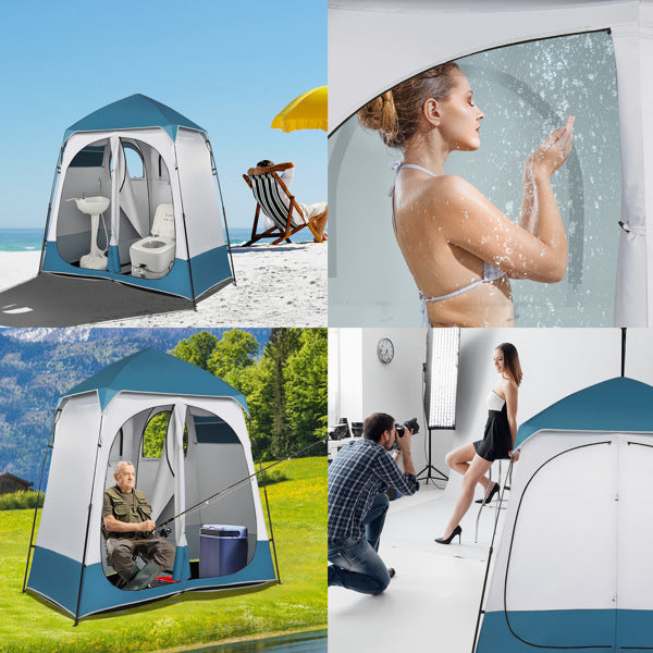 Double Sided Blue/ White Changing Tent