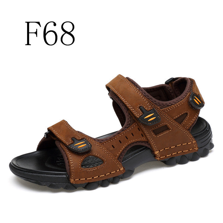 Summer Sandals Men's Velcro Sandals And Slippers