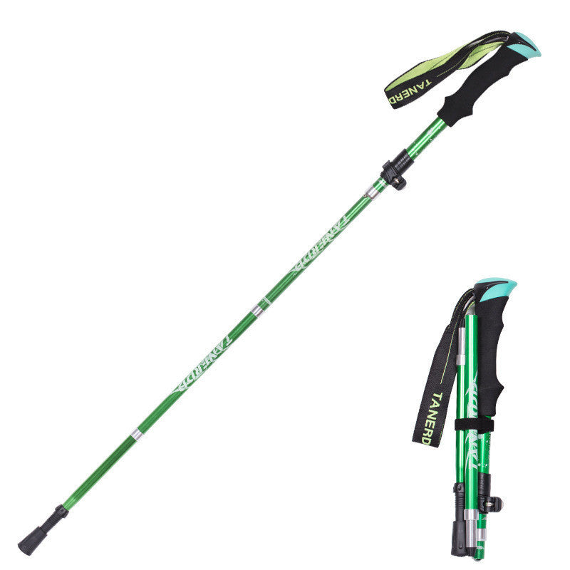 Folding Ultralight King Poles Hiking Walking Stick