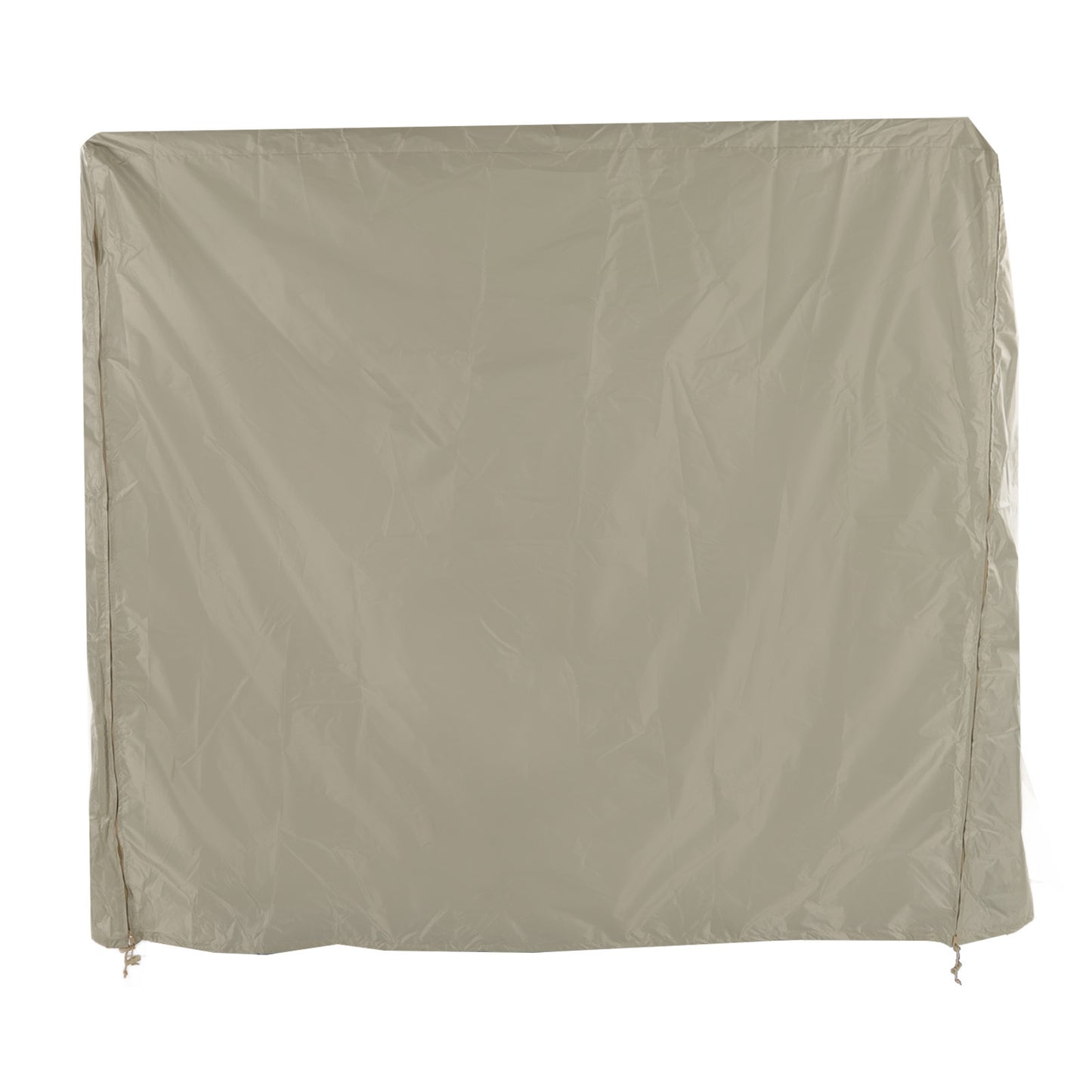 Table Tennis Table Dust Cover 190 Silver Coated Polyester Taffeta Courtyard Patio Waterproof Table Tile Cover with Zipper Beige 155x75x144cm