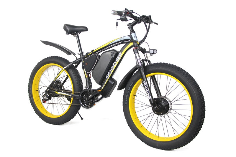 GOGOBEST GF700 Electric Bicycle E-bike Dual-motor 26” Fat Tires 31mph 43 mil