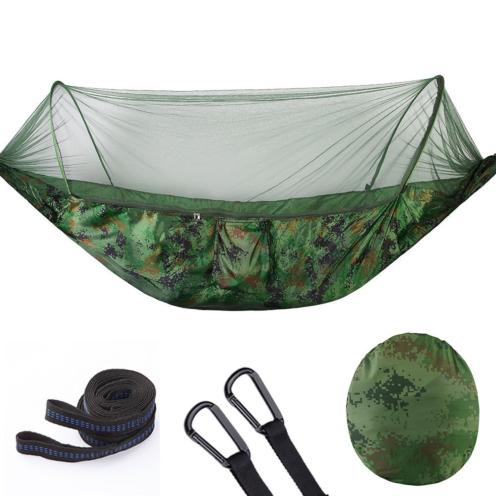 Quick Opening Hammock With Mosquito Net