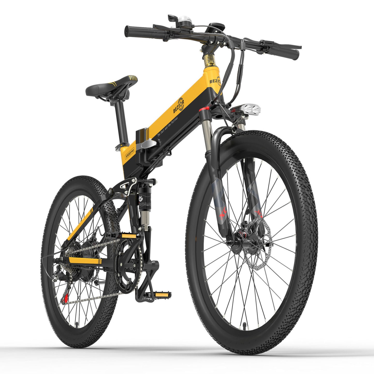 BEZIOR X500PRO Electric Bikes 500 Watt 26” Mountain Bike E-bike Adult