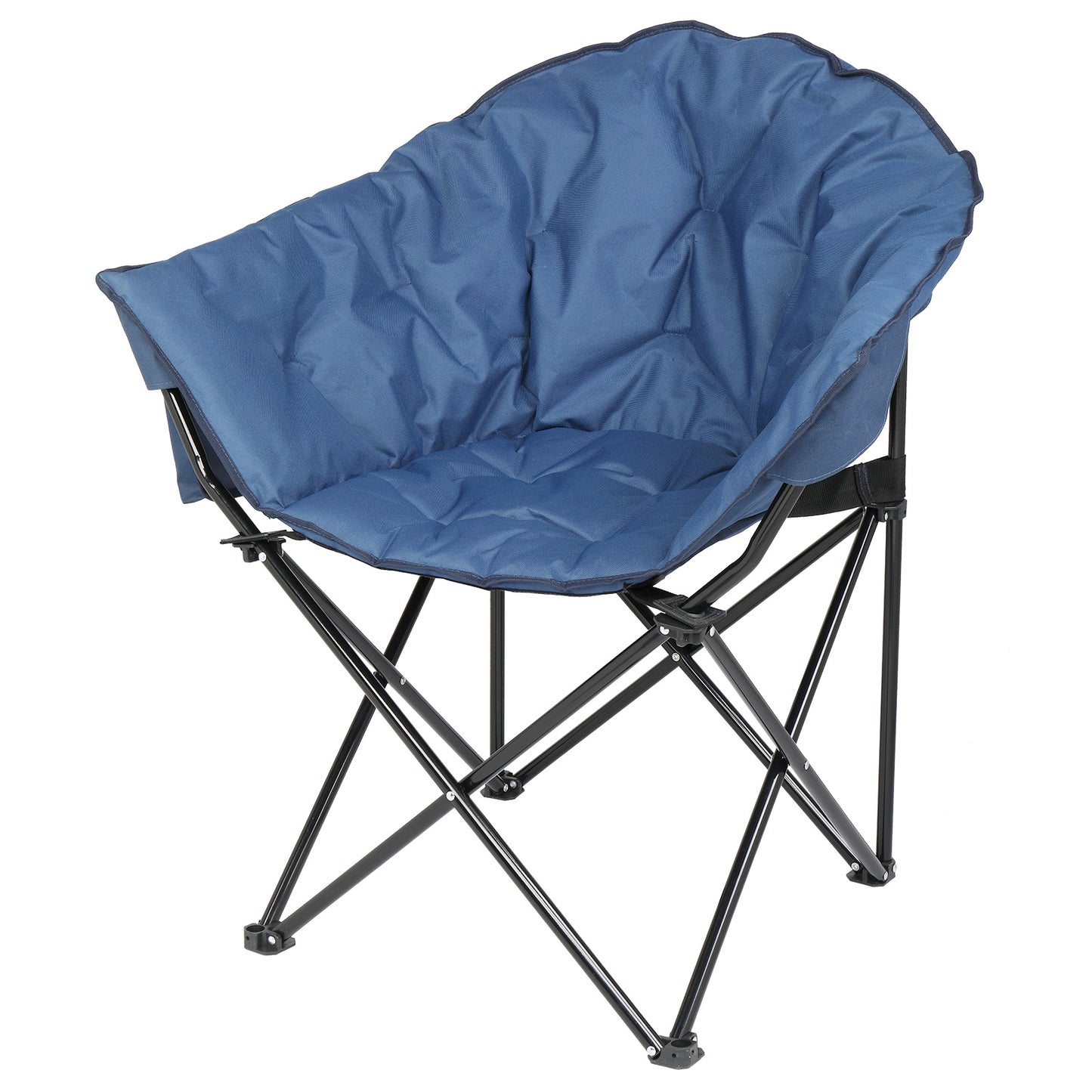 Blue Camping Chair Steel Pipe 120kg