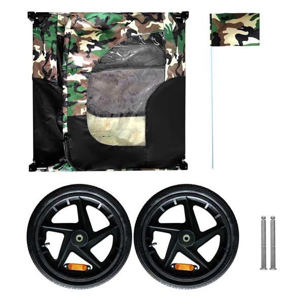 Camouflage Folding Bicycle Trailer