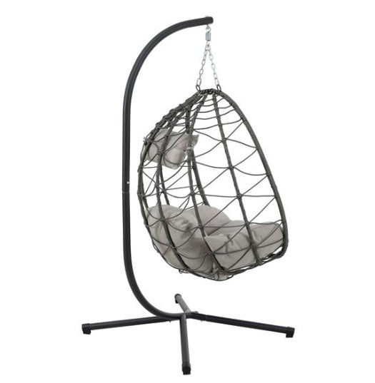 Indoor And Outdoor Swing Chairs, Hanging Basket Chairs With Stands Suitable For Bedrooms, Living Rooms, Balconies, Patios