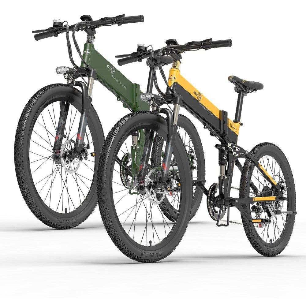 BEZIOR X500PRO Electric Bikes 500 Watt 26” Mountain Bike E-bike Adult