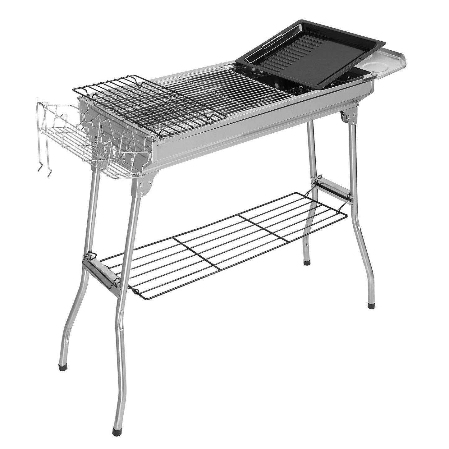 1 0 0x31x71cm Silver Stainless Steel Barbecue