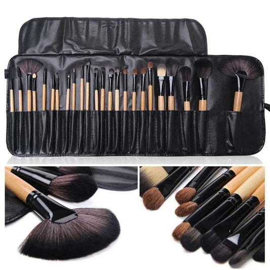 24 Pcs Makeup Brush Set Professional Cosmetics Brushes