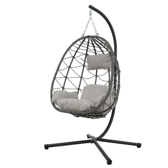 Indoor And Outdoor Swing Chairs, Hanging Basket Chairs With Stands Suitable For Bedrooms, Living Rooms, Balconies, Patios