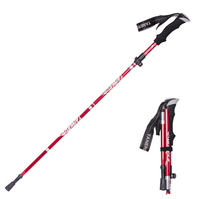 Folding Ultralight King Poles Hiking Walking Stick