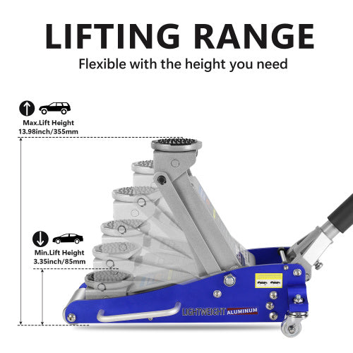 4 Ton Low Profile Floor Jack Unavailable Platforms- Welfel , Temu