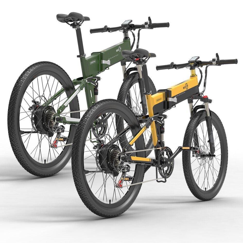 BEZIOR X500PRO Electric Bikes 500 Watt 26” Mountain Bike E-bike Adult