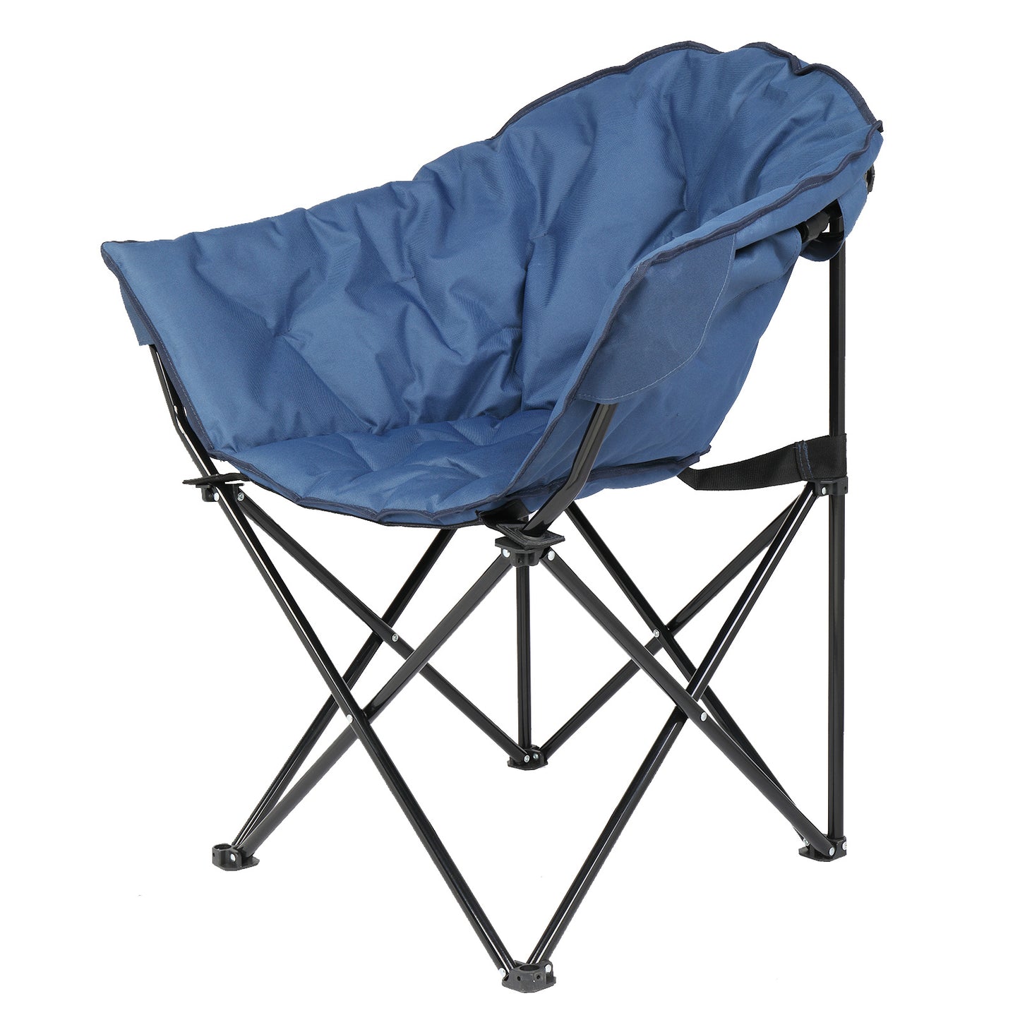 Blue Camping Chair Steel Pipe 120kg