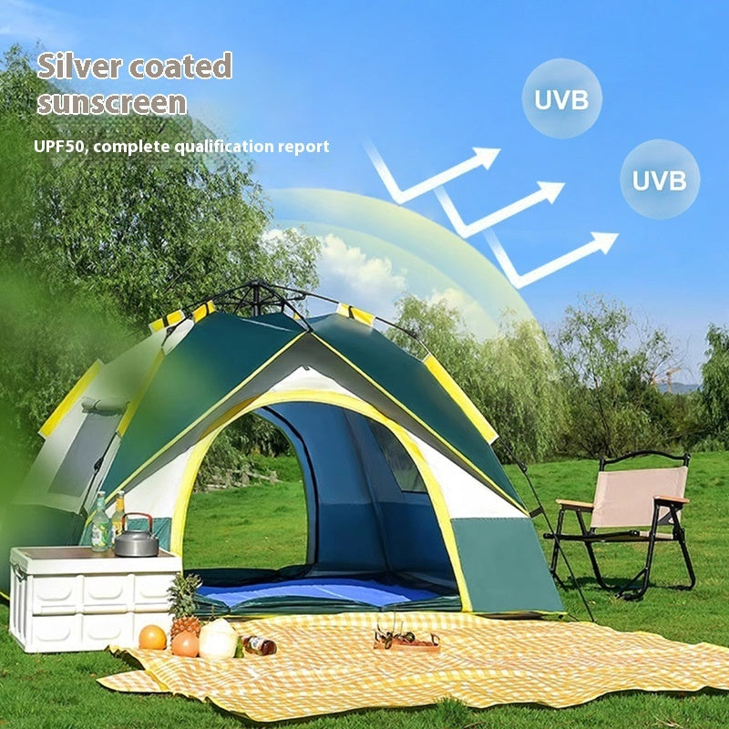 Outdoor Camping Tent 3-4 People Automatic Quickly Open