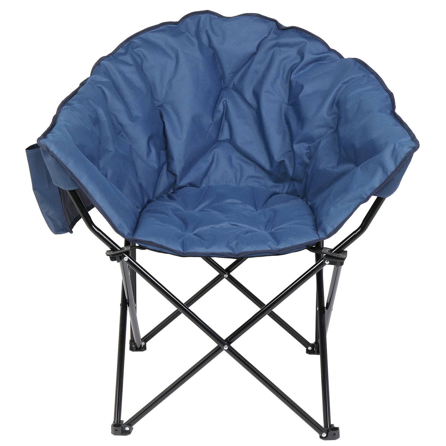 Blue Camping Chair Steel Pipe 120kg